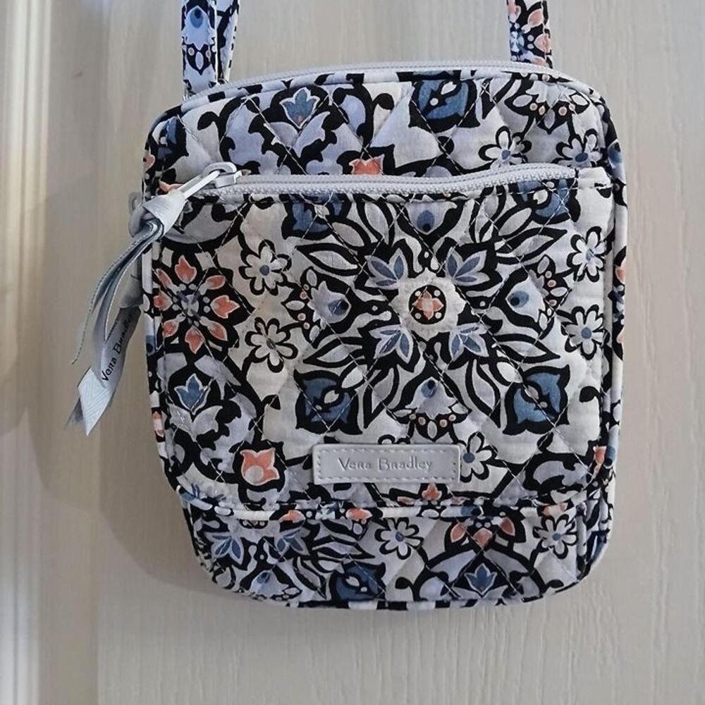 Vera Bradley Lisbon Medallion RIFD Mini Hipster purse crossbody bag Boho